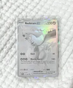 Pokemon Company Reshiram ex 173/086 WHT Secret Rare Holo Full Art 230HP - Image 1