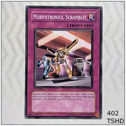 Morphtronics Scramble - TSHD-EN075 - Common 1st Edition Yugioh - Image 1