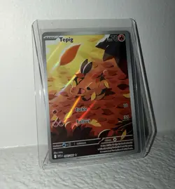 Pokemon TCG Tepig 096/086 SV: White Flare Illustration rare. - Image 1
