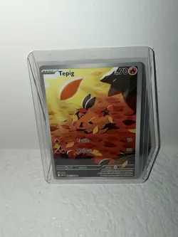 Pokemon TCG Tepig 096/086 SV: White Flare Illustration rare. - Image 5
