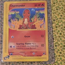 Pokemon TCG Charmander 98/165 Expedition Base Set Non-Holo 2002 - Image 1