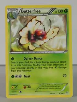 Butterfree - Flashfire - 3/106 - singles - holo/non-holo - Pokemon - Rare - Image 3