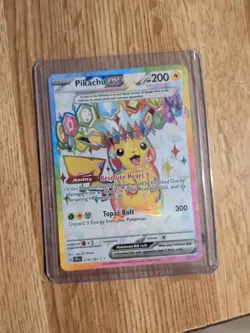 Pokemon Pikachu ex 219/191 Surging Sparks Ultra Rare Near Mint Pack Fresh - Image 1