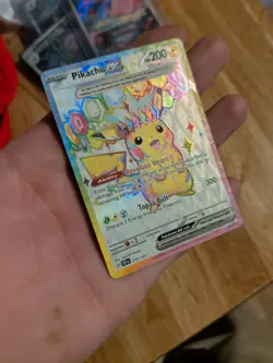 Pokemon Pikachu ex 219/191 Surging Sparks Ultra Rare Near Mint Pack Fresh - Image 4
