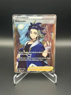 Pokemon TCG Adaman Full Art Ultra Rare 181/189 - NM - Astral Radiance - Image 1