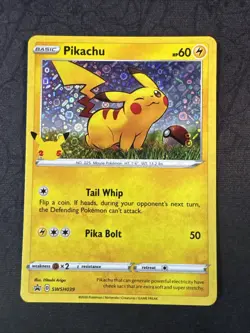 Pikachu General Mills Celebrations Black Star Promo Holo Pokemon - Image 1
