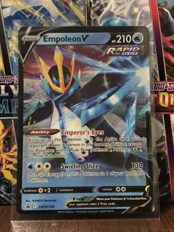 Pokemon TCG Empoleon V SWSH Black Star Promos SWSH108 Promo - Image 1