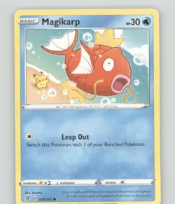 MAGIKARP 039/192 COMMON REBEL CLASH POKEMON LIGHTLY PLAYED KANAHEI - Image 1