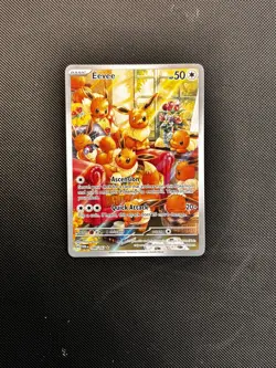 Pokemon Eevee 188/167 Sv06 Twilight Masquerade Illustration Rare Holo-NM/M - Image 4
