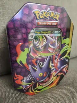 Pokemon TCG: Mega Mega Moonlit Tin Mega Gengar Ex Promo | Factory Sealed - Image 1