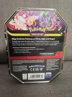 Pokemon TCG: Mega Mega Moonlit Tin Mega Gengar Ex Promo | Factory Sealed - Image 3