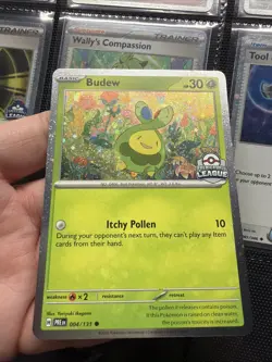 Pokemon TCG Budew Premier Ball League Exclusive PRE 004/131 Holo English - Image 2