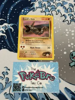 Pokemon TCG Brock's Onix Gym Heroes 69/132 Regular Unlimited Common-LP/NM! - Image 1