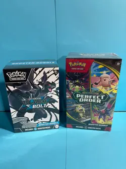 Pokemon ‘Lot of 2’ Booster Bundles Black Bolt Perfect Order Sealed - Image 1
