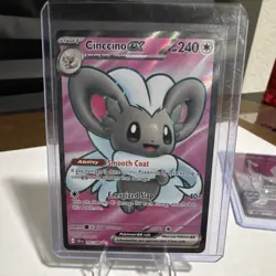 Pokemon TCG Cinccino ex Ultra Rare Full Art Holo 240 HP 105/086 EN - Image 1