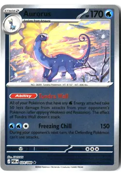 Aurorus 024/088 Rare Perfect Order Pokemon Reverse Holo Near Mint - Image 1