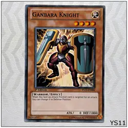 Ganbara Knight - YS11-EN006 - Common 1st Edition Yugioh - Image 1