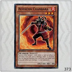 Achacha Chanbara - ABYR-EN003 - Common 1st Edition Yugioh - Image 1