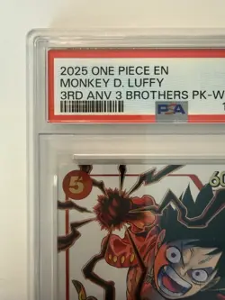 PSA 9 Mint 3rd Anniversary Winner Monkey.D.Luffy ST01-012 - Image 3
