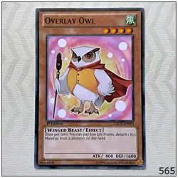 Overlay Owl - GAOV-EN003 - Common 1st Edition Yugioh - Image 1
