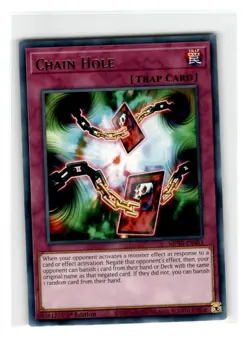 Yu-Gi-Oh! Chain Hole Rare MP20-EN083 MP 1st Edition - Image 1