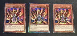 Lava Golem :: Collector's Rare :: RA01-EN001 1st Edition YuGiOh x3 playset - Image 1