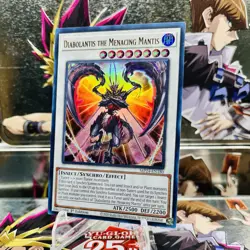 Yugioh Diabolantis The Menacing Mantis MP24-EN180 Ultra Rare 1st Ed NM - Image 1