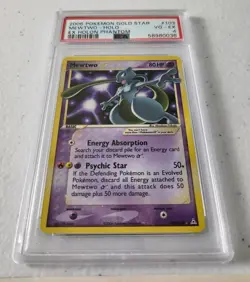 Mewtwo 103/110 Gold Star - EX Holon Phantoms *PSA 4 - VG-EX* Holo Pokemon Card - Image 2