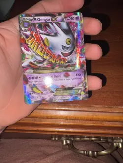 Mega Gengar EX Holo Black Star Promo Card XY166 XY Good Condition/Edges. - Image 1