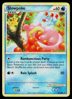 Pokemon Card - Slowpoke Undaunted 66/90 Common - Image 1