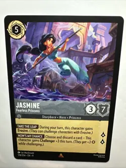 Jasmine - Fearless Princess 178/204 Fabled Regular 2025 Disney Lorcana Card NM - Image 2