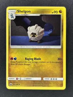 Shelgon 105/168 - Sun & Moon: Celestial Storm Non Holo Pokemon Card - LP - Image 1