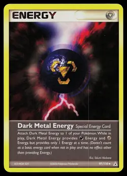 Pokemon Card - Dark Metal Energy Team Rocket Returns 94/109 Uncommon - Image 1