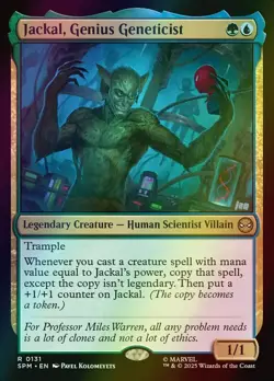 MTG Jackal, Genius Geneticist Foil ** Marvel's Spider-Man ** English - Image 1