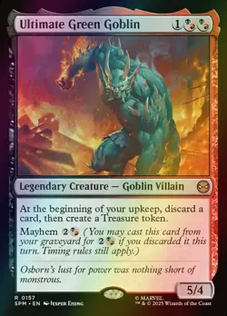 MTG Ultimate Green Goblin Foil ** Marvel's Spider-Man ** English - Image 1