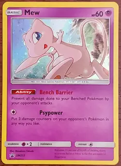 🔴BLACK STAR PROMO🔴Pokemon - MEW SM215 HOLO Sun & Moon - Image 1