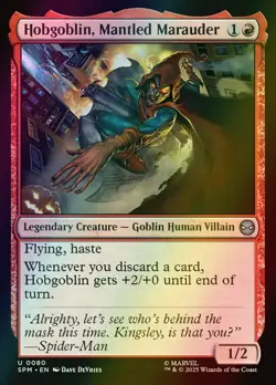MTG Hobgoblin, Mantled Marauder Foil ** Marvel's Spider-Man ** English - Image 1