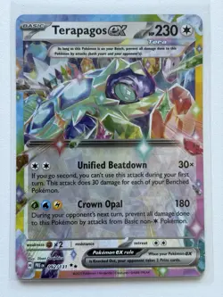 Terapagos ex - 092/131 - SV: Prismatic Evolutions - Double Rare Pokemon TCG - NM - Image 1