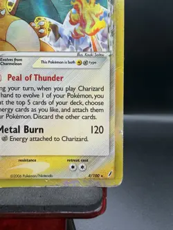 Charizard 4/100 Crystal Guardians Delta Species Holo Rare 120 Pokemon TCG MP - Image 4
