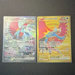 Nintendo Pokemon TCG Roaring Moon ex Paradox Rift Full Art Foil Lot 2 251/182 - Image 1