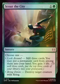 MTG Scout the City Foil ** Marvel's Spider-Man ** English - Image 1