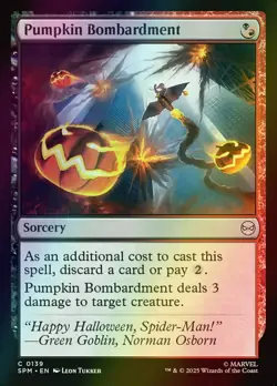 MTG Pumpkin Bombardment Foil ** Marvel's Spider-Man ** English - Image 1