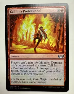 Call In a Professional Foil (103) Streets of New Capenna SNC MTG Magic - Image 1
