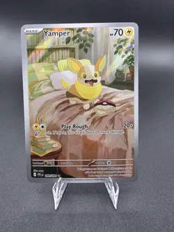 Yamper 99/94 Pokemon TCG Phantasmal Flames Illustration Rare English - Image 1