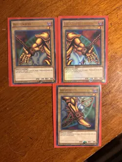 Konami Yu-Gi-Oh! YGLD 1st Ed Holo Exodia Arms+Leg ENA19-21 English - Image 1
