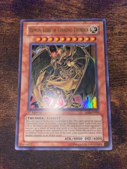 Hamon, Lord of Striking Thunder - SOI-EN002 - Ultra Rare - 1st Edition - LP/MP - Image 3