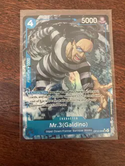 One Piece - Mr.3 (Galdino) OP16-056 The Time Of Battle Alternate Art - Image 2