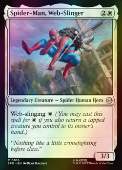 MTG Spider-Man, Web-Slinger Foil ** Marvel's Spider-Man ** English - Image 1