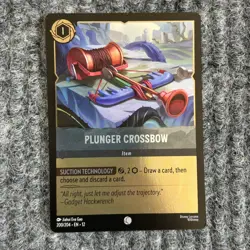 Disney Lorcana Wilds Unknown Plunger Crossbow 200/204 Foil - Image 1
