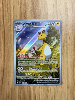 Ampharos 090/086 Pokemon TCG Chaos Rising Illustration Rare English - Image 1